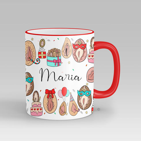 Personalised Kitty Birthday Mug